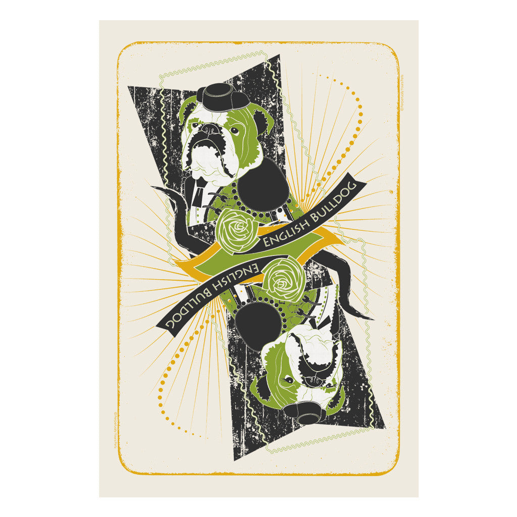 English Bulldog Dog Breed Print