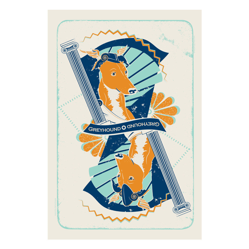 Greyhound Dog Breed Print