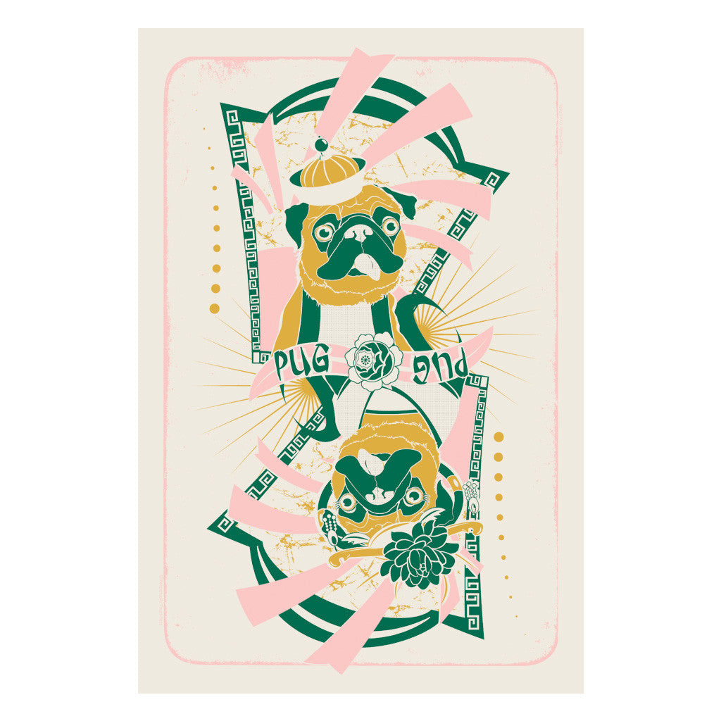 Pug Dog Breed Print