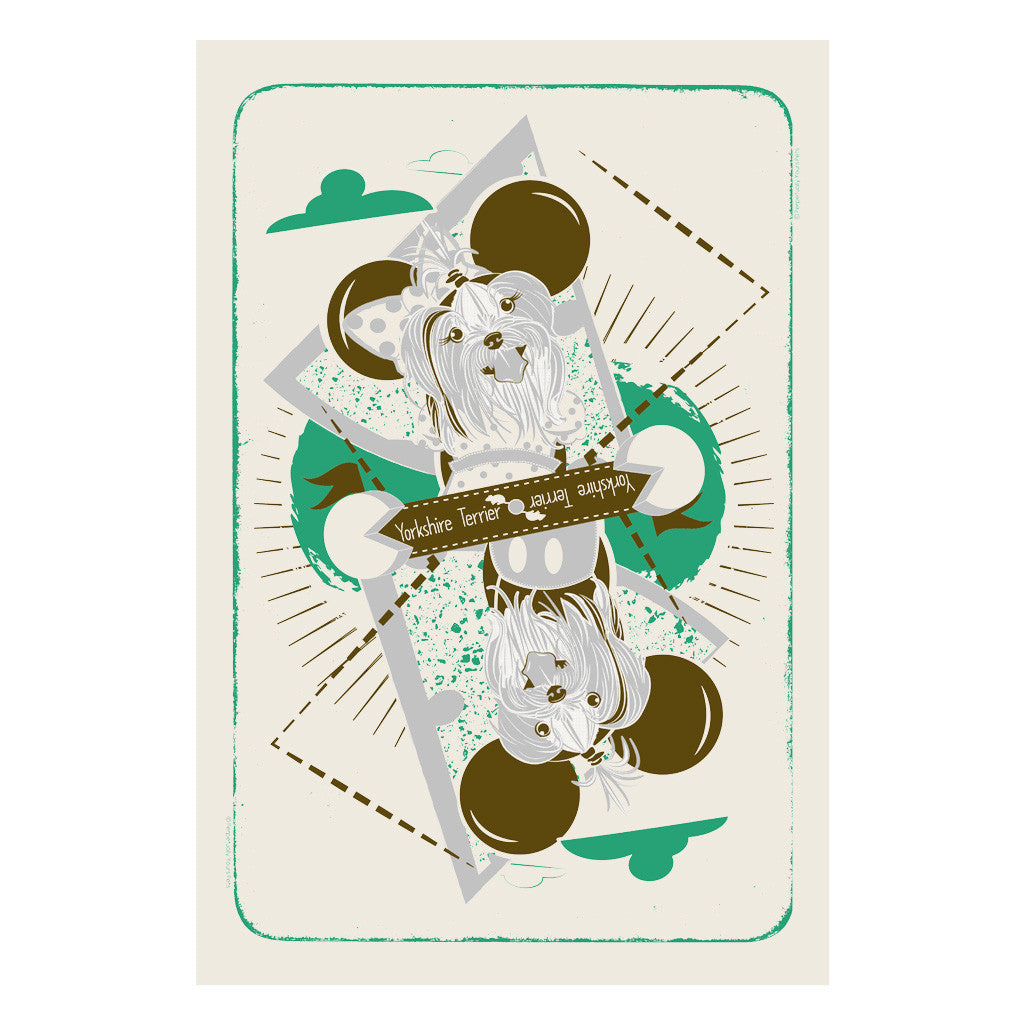 Yorkshire Terrier Dog Breed Print